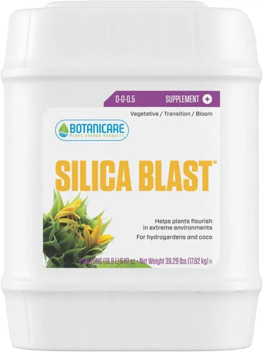 Miniatura 10 de Botanicare SILICA BLAST suplemento de planta fórmula 0-0-0.5, 1 galón, Sencillo