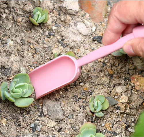 Miniatura 6 de Juego de herramientas de trasplante, 2 piezas pequeñas de plástico para siembra, extractor de plántulas, mini herramientas de jardín para plantar