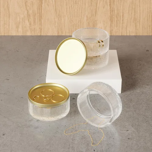 Miniatura 18 de Umbra Tesora - Joyero de dos niveles con tapa extraíble, organizador de joyas