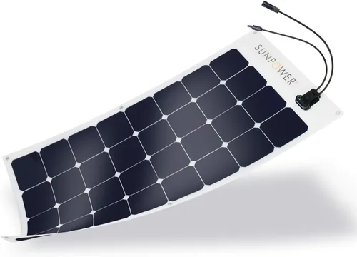 Miniatura 2 de ExpertPower Panel solar flexible de 100 W Módulo de alta eficiencia con células solares monocristalinas Maxeon para aplicaciones de carga de RV