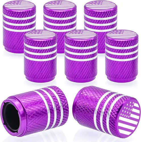 Miniatura 29 de 4 piezas tapones de válvula de neumático en forma de dados, cubiertas universales de válvula de neumático a prueba de polvo con núcleo de cobre