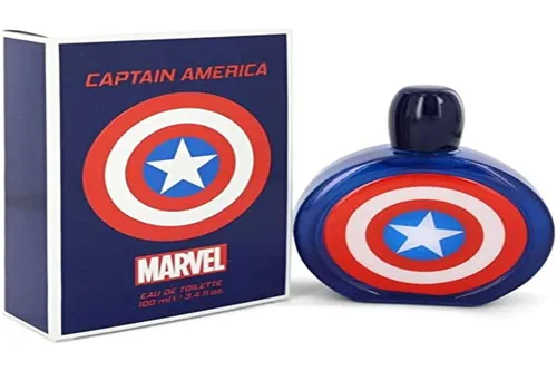 Miniatura 7 de Marvel Capitán América, Fragancia, para hombre, 3.4oz, 3.4 fl oz, Eau de Toilette, EDT, Colonia, Spray, Hecho en España, por Air Val International