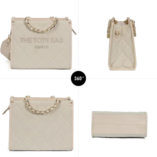 Miniatura 5 de Chinllo - Bolso de mano para mujer, bolsa satchel con asa superior y correa para el hombro