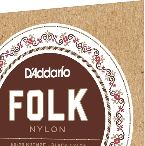 Miniatura 4 de D'Addario Set Clásico de Guitarra Folk Blk 8020 Bola (EJ34)