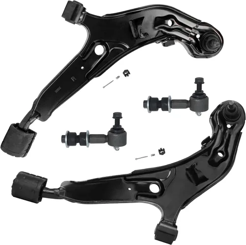 Miniatura 46 de Detroit Axle - Brazos de control superiores traseros para Chrysler 300 Dodge Challenger Charger Magnum, reemplazo del conjunto de brazos de control