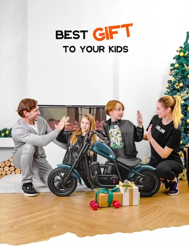 Miniatura 3 de HYPER GOGO Cruiser 12 Plus - Motocicleta para Niños (SMALT Blue)