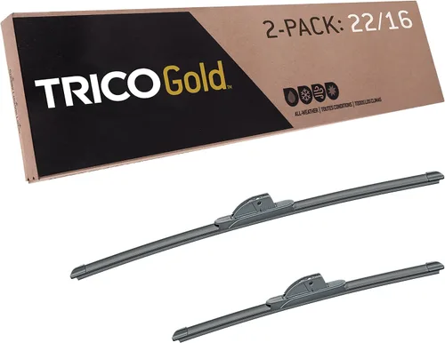 Miniatura 38 de TRICO Gold 21" + 19" Juego de 2 limpiaparabrisas de repuesto automotriz de primera calidad, limpiaparabrisas de haz para lado del pasajero