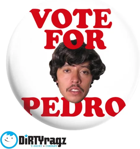 Miniatura 6 de DIRTYRAGZ Camiseta Vote for Pedro para hombre, camiseta gráfica de Napoleon Dynamite