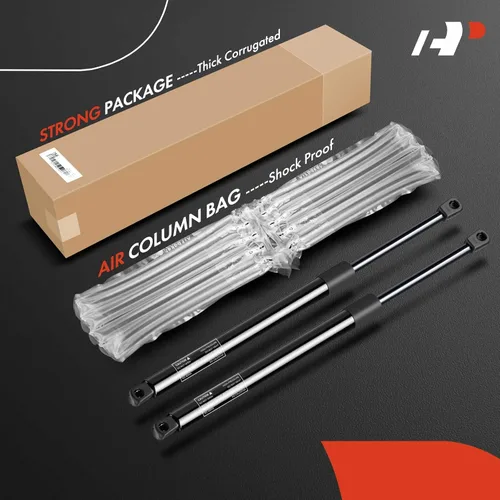 Miniatura 2 de A-Premium El elevador de la escotilla trasera del capó y del portón trasero soporta amortiguadores compatibles con Porsche Cayenne 2011-2014 4-PC Set