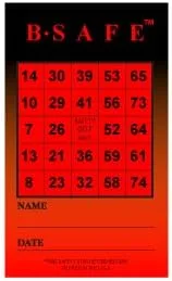 Miniatura 5 de B-Safe - Tarjetas de bingo de seguridad, paquete de 600