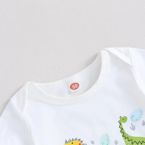Miniatura 10 de Traje de cumpleaños para bebé niño de 1 a 5 años, conjunto de camisa y pantalón deportivo, conjunto de 1, 2, 3, 4, 5 años