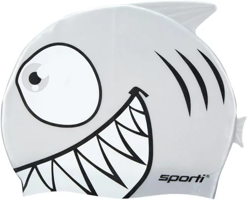 Miniatura 13 de Sporti Gorro de natación de silicona para niños, gorro de natación unisex para jóvenes, gorras de baño de protección para tus hijos, de 2 a 10 años