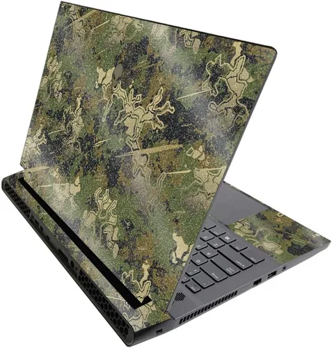 Miniatura 454 de MightySkins - Skin brillante con purpurina para Alienware M17 R3 (2020) y M17 R4 (2021) - Diversión de los años 90 Acabado duradero con purpurina