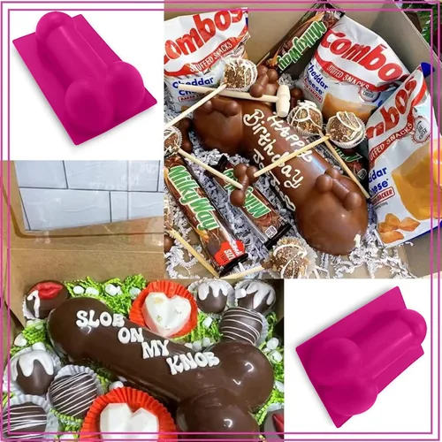 Miniatura 4 de Moldes para pene, molde de silicona para polla, molde de silicona para pastel de chocolate para panes caseros, pastel de carne, quiche (10 pulgadas)
