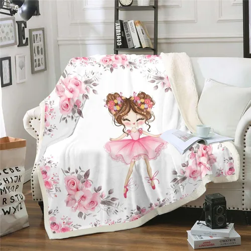 Miniatura 30 de Erosebridal Manta de Tiro de Caballo Blanco Manta de Vellón de Flor de Cerezo Rosa y Mariposa, Mantas y Tiros de Animales de Granja Caballo 40"X50