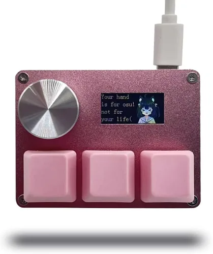 Miniatura 11 de BTXETUEL SayoDevice OSU O3C Interruptores Hall de activación rápida con interruptores lineales magnéticos, teclado con perilla y pantalla, copiar