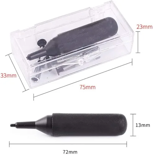 Miniatura 2 de Jiayouy Juego de recogida IC SMD de 2 piezas para colocación de componentes de precisión con puntas y tazas intercambiables