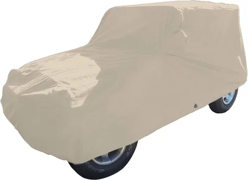 Miniatura 9 de Formosa Funda de SUV compatible con Jeep Wrangler JK TJ CJ7 CJ5 2 puertas (hasta 176 pulgadas), para todo tipo de clima, tela tejida de mayor