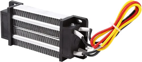 Miniatura 3 de Calentador de aire PTC de 12V Calentador de aire de cerámica Elemento de calefacción 200W DC 12V Calentador de elemento termostático de cerámica
