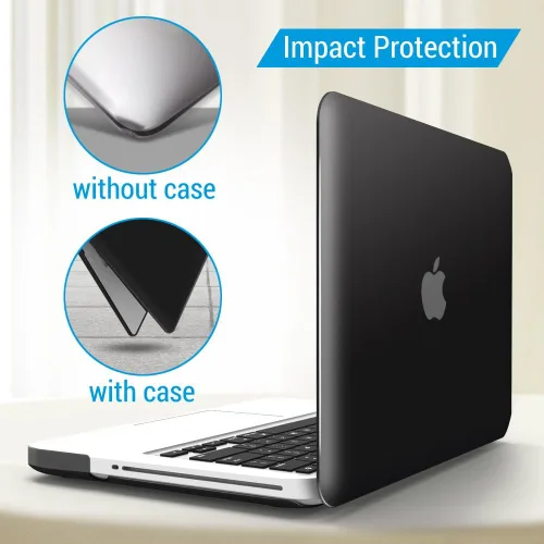 Miniatura 4 de IBENZER Compatible con MacBook Pro de 13 pulgadas A1278 Release 2012-2008, carcasa rígida de plástico con teclado y cubierta de pantalla para Apple