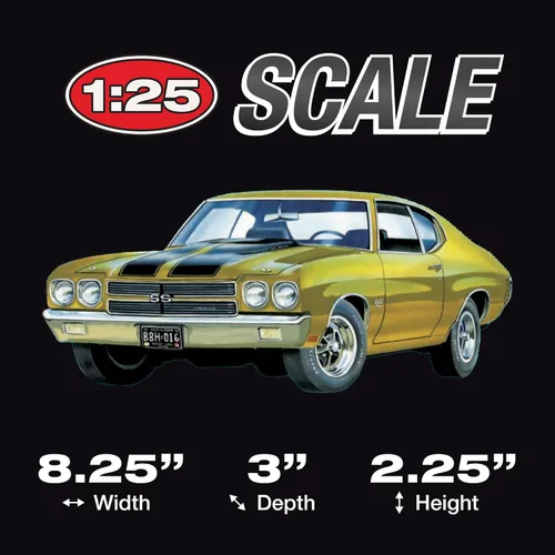Miniatura 5 de AMT 1970 Chevy Chevelle SS 2T Kit de Modelo a Escala 1:25