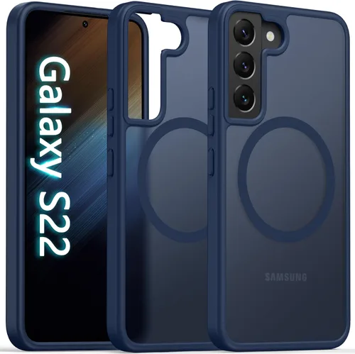 Miniatura 52 de Oterkin Funda magnética para Samsung Galaxy S24 Ultra mate, funda para teléfono S24 Ultra compatible con MagSafe, esmerilada, translúcida, a prueba