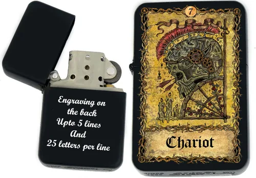 Miniatura 23 de Tarjeta de tarot personalizada, mazo de tarot de huesos eternos mayores, tarjetas coloridas, regalos coleccionables únicos, encendedores a prueba