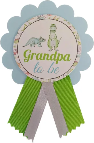 Miniatura 7 de Alfileres de dinosaurio para baby shower para mamá, papá, abuela, familia de la selva, es un espolvoreo de bebé para niño
