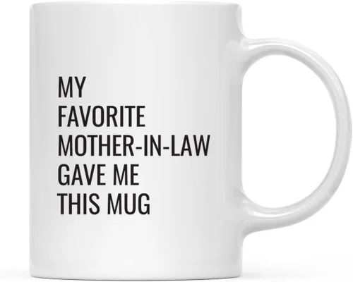 Miniatura 15 de Andaz Press Taza de café divertida de 11 onzas, regalo de broma, My Favorite Aunt Gave Me This Cup, 1 paquete, sobrino sobrino, cumpleaños, Navidad
