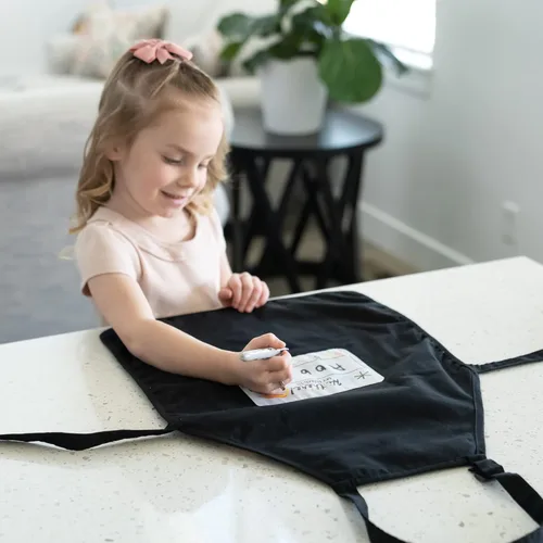 Miniatura 5 de Kids Aprons for Girls and Boys, Toddler Apron with Pocket for Painting, Cooking, Baking, Gardening and Crafts Animales Mund