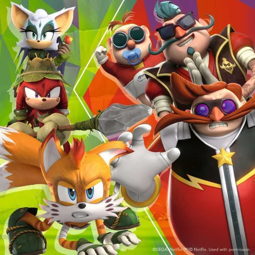 Miniatura 3 de Ravensburger Sonic Prime - Rompecabezas 3X de 49 piezas para niños a partir de 5 años