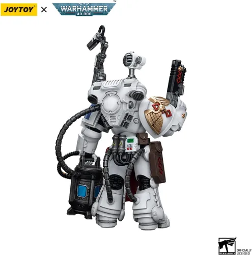 Miniatura 3 de YIZRIO JoyToy Warhammer 40k Ultramarines Apothecary Biologis, figura de acción a escala 1:18 Mecha Joy Toy Collection Modelo 5.35 pulgadas