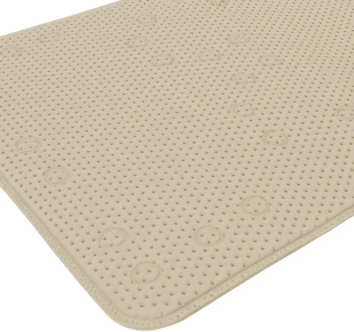 Miniatura 4 de Alfombra antideslizante para bañera y ducha, textura suave y acolchada, para spa, baño, ducha y baño, 27.5 x 16 pulgadas, con ventosas y agujeros