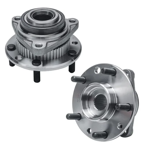 Miniatura 22 de Detroit Axle - 2.2L Bujes de rodamiento de rueda delanteros de 2 piezas para Honda Accord 90-97, 97 Acura CL, 2 rodamientos de ruedas y conjunto
