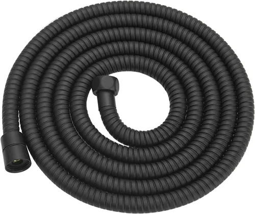 Miniatura 16 de RUMOSE Manguera de ducha de 69 pulgadas, manguera de extensión de cabezal de ducha de acero inoxidable extra larga, accesorio de tubo de ducha Negro