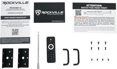 Miniatura 5 de Rockville (1) RCS180-6 180 vatios 6 zona 70v comercial/restaurante amplificador/paquete Bluetooth con (4) PEN-40T blanco 4 "70V colgante colgante