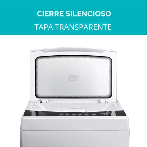 Miniatura 3 de BLACK+DECKER Lavadora portátil de 3.0 pies cúbicos, lavadora de capacidad de 26.5 libras, 6 ciclos, adaptador de fregadero de conexión rápida