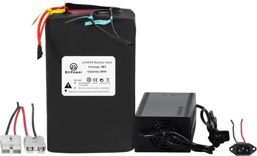 Miniatura 17 de Paquete de baterías de litio B de 36V 12AH LiFePO4 incorporado 30A BMS para motor de 36V 0-540W