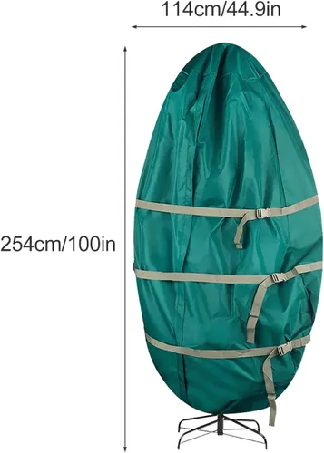 Miniatura 2 de JUOPZKENN Bolsa de almacenamiento vertical para árbol de Navidad, bolsa vertical de almacenamiento para árbol de Navidad, cubierta antipolvo