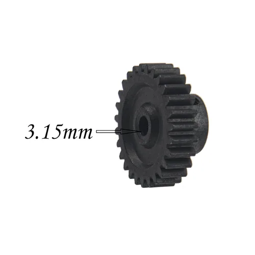 Miniatura 5 de ShareGoo - Juego de engranajes de reducción de engranajes diferenciales de metal 44T y engranaje de motor 27T compatible con WLtoys 144001 1/14 RC