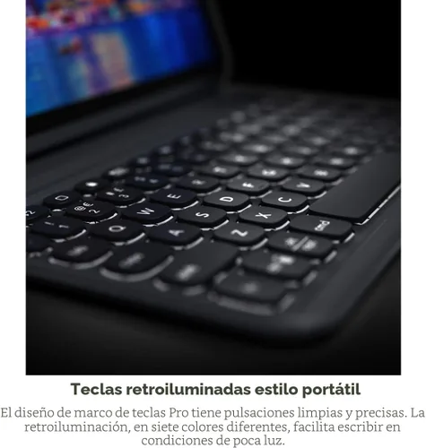 Miniatura 3 de ZAGG Pro Keys - Funda desmontable y teclado inalámbrico para Apple iPad de 10.2 pulgadas (Gen 9, 8, 7) - Emparejamiento Bluetooth, teclas