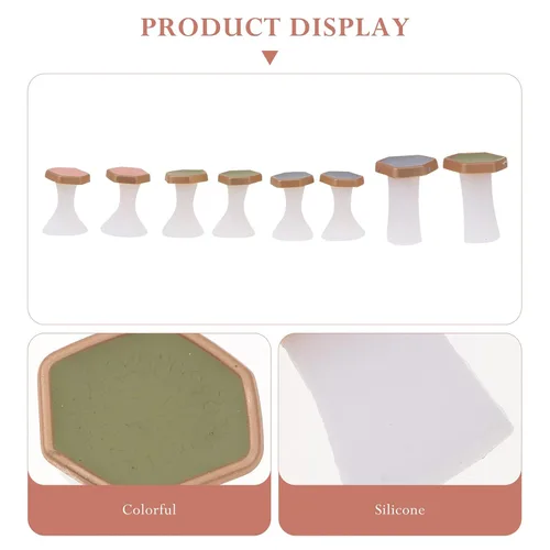 Miniatura 5 de Beaupretty Protector de uñas 8pcs Splitter Nail Polish Stand Foot Pedicure Tools