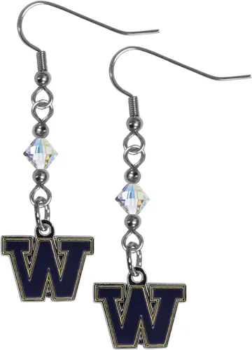 Miniatura 11 de Siskiyou Sports Pendientes colgantes de cristal de la NCAA