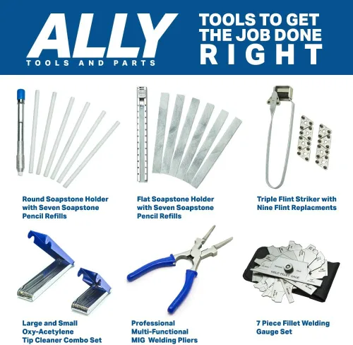 Miniatura 7 de ALLY Tools - Alicates de soldadura MIG multifuncionales profesionales de 8 pulgadas antioxidantes, fiables y duraderos