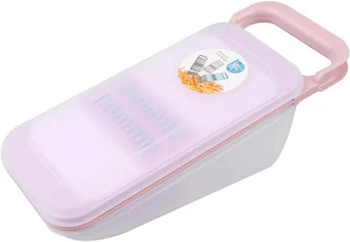 Miniatura 7 de SHOWERORO Rallador grueso multifunción con caja, rallador de zanahoria de mano y triturador de verduras para cocina para cepillado de frutas