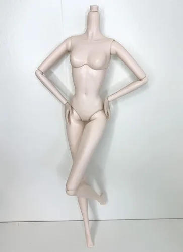 Miniatura 2 de DIY OOAK - Cuerpos de muñeca de repuesto de 12 pulgadas, cuerpo de muñeca de moda, supermodelo, coleccionista, cuerpo articulado, articulado, #1