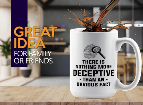 Miniatura 2 de Taza de café detective de 15 onzas, color blanco, no hay nada, oficial de policía, policía, patrulla, detective, policía, policía, policía, policía