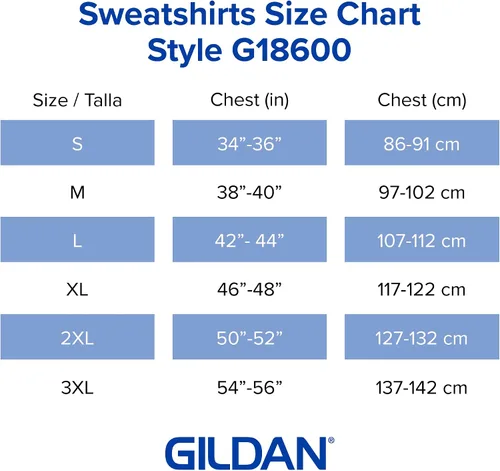 Miniatura 5 de Gildan Sudadera con capucha, de forro de vellón, con cremallera, estilo G18600, paquete múltiple