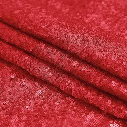 Miniatura 9 de Sugargirl - Cortina de fondo de lentejuelas rojas, 2 paneles de 2 pies x 8 pies, cortinas de fondo con purpurina roja, brillantes para fotografía