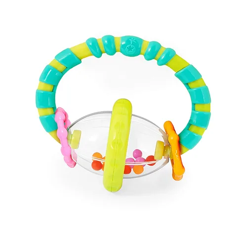 Miniatura 14 de Bright Starts Soothers & Shakers 7 piezas Set de regalo - Sonajeros, mordedores y juguetes para el cochecito sin BPA, unisex, para recién nacidos